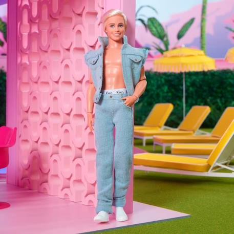 Barbie Le Film-Poupée Ken® à collectionner, tenue en jean HRF27 BLANC 6 - vertbaudet enfant 