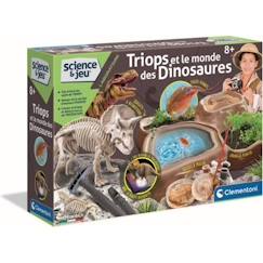 Jouet-Clementoni - Science & Jeu - Triops et le monde des dinosaures