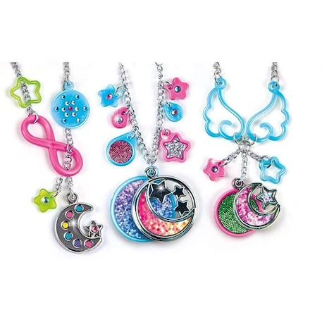 Coffret création de bracelets et colliers illuminés - Crazy Chic - Clementoni - Multicolore BLANC 4 - vertbaudet enfant 