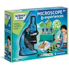 -Clementoni - Sciences et Jeu - Super Microscope Professionnel - 8 ans et +