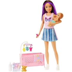 Coffret Skipper Bebe Au Lit - Barbie - Playset Poupée - 3 Ans Et +  - vertbaudet enfant