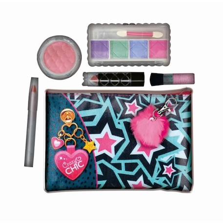 Trousse de Maquillage Lavable en Tissu pour Enfant - Clementoni Crazy Chic - Contient 5 Produits de Maquillage BLANC 3 - vertbaudet enfant 