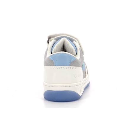 KICKERS Baskets basses Kikouak blanc BLANC+ORANGE 3 - vertbaudet enfant 