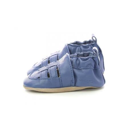 ROBEEZ Salomés Sandiz Veg bleu BLEU 4 - vertbaudet enfant 