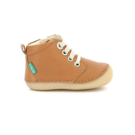 KICKERS Bottillons Sonizip camel MARRON 1 - vertbaudet enfant 