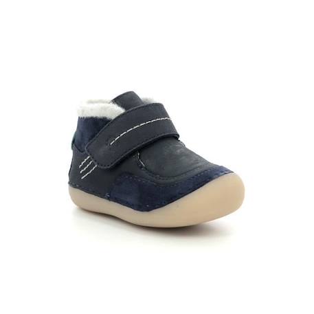 KICKERS Bottillons Soklimb kaki BEIGE+BLEU 7 - vertbaudet enfant 