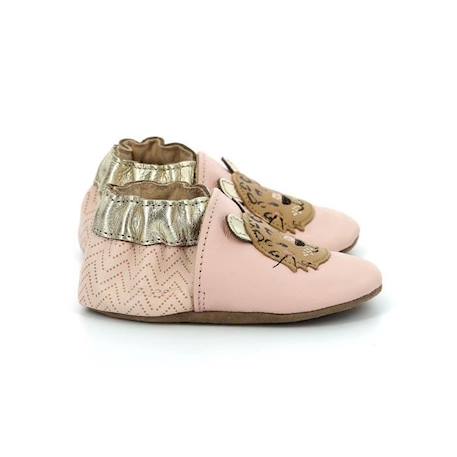 ROBEEZ Chaussons Leopardo rose ROSE 2 - vertbaudet enfant 