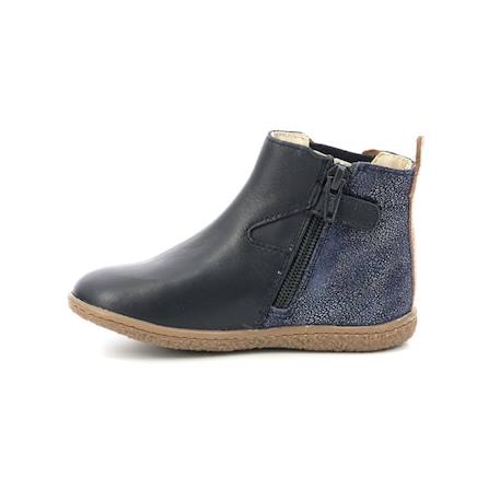 KICKERS Boots Vermillon marine BLEU 4 - vertbaudet enfant 