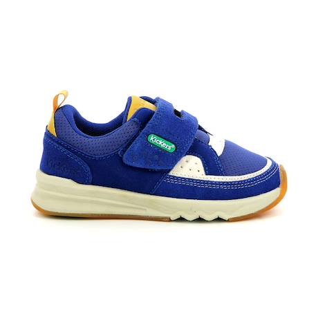 KICKERS Baskets basses Kikustom marine BLEU 1 - vertbaudet enfant 