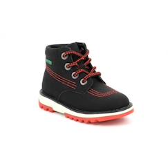 KICKERS Bottillons Kickrally20 Rouge/noir  - vertbaudet enfant