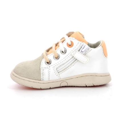 KICKERS Bottillons Kickblace blanc BLANC 4 - vertbaudet enfant 