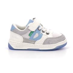 Chaussures-Chaussures fille 23-38-KICKERS Baskets basses Kikouak blanc