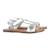 KICKERS Sandales Diazz blanc BLANC 3 - vertbaudet enfant 