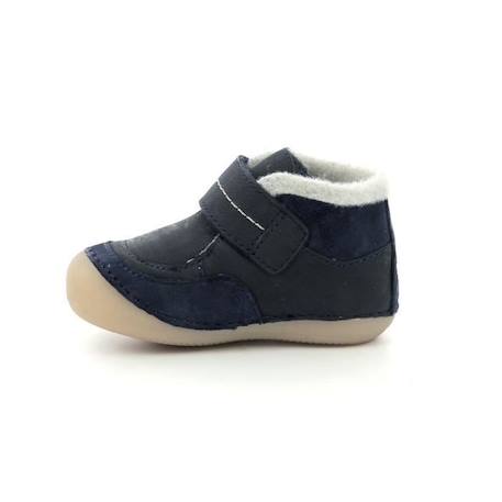 KICKERS Bottillons Soklimb kaki BEIGE+BLEU 6 - vertbaudet enfant 