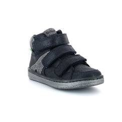 KICKERS Baskets hautes Lohan marine  - vertbaudet enfant