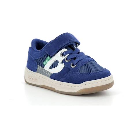 KICKERS Baskets basses Kikouak marine BLEU+ROUGE 2 - vertbaudet enfant 