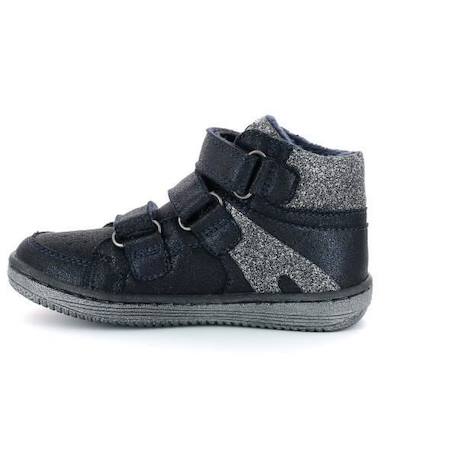 KICKERS Baskets hautes Lohan marine BLEU 4 - vertbaudet enfant 