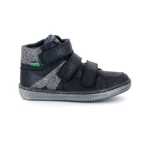 KICKERS Baskets hautes Lohan marine BLEU 2 - vertbaudet enfant 