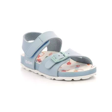 KICKERS Sandales Sunkro bleu BLEU+JAUNE+ROSE 2 - vertbaudet enfant 