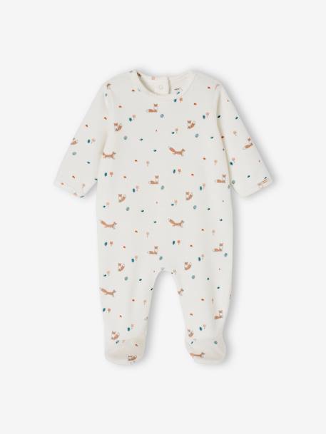 Lot de 2 dors-bien bébé 'renard' en velours bleu 3 - vertbaudet enfant 