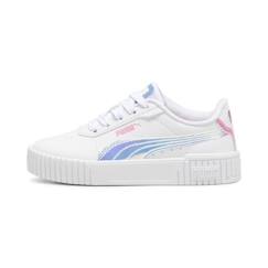 Chaussures-Chaussures fille 23-38-Basket à Lacets Junior Puma Carina - Bleu Ciel