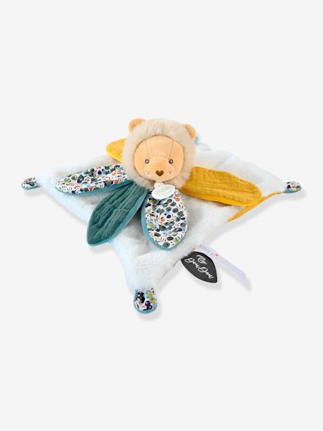 Doudou pétale 27cm boh'aim - DOUDOU ET COMPAGNIE faon rose+lion jaune+ours bleu 9 - vertbaudet enfant 