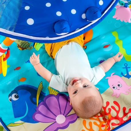 DISNEY BABY Tapis d Eveil Monde de Némo, Musique et Lumières, Jouets interactifs, Coussin de support position plat ventre BLEU 6 - vertbaudet enfant 