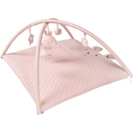 Tapis d'Éveil Bébé Sensoriel - roba Style - avec Arches à 5 Jouets - 85 x 75 cm - Rose / Tête de Lapin ROSE 1 - vertbaudet enfant 