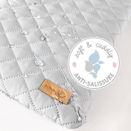 ROBA Table à Langer avec Baignoire Coulissante Blanche Baby Pool et Matelas à Langer Imperméable Gris BLANC 6 - vertbaudet enfant 