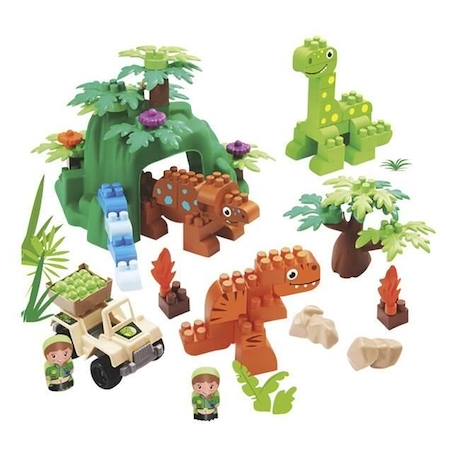 Jouet de construction Dinoland - Abrick - ECOIFFIER - A partir de 18 mois MARRON 1 - vertbaudet enfant 