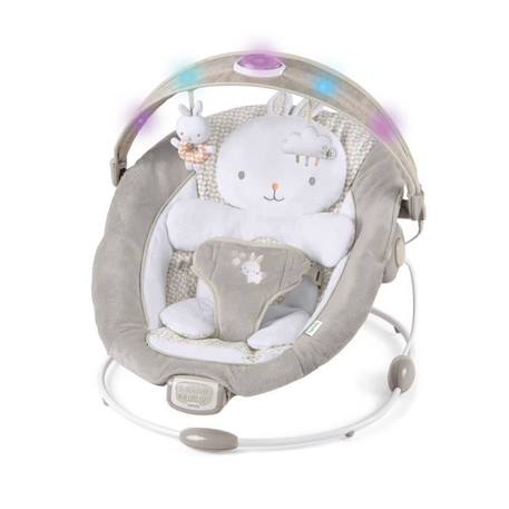 INGENUITY Transat confort Petit Lapin, Arche d'éveil lumineuse, Coussin réducteur amovible GRIS 1 - vertbaudet enfant 