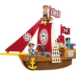 Jouet-Bateau pirate - Jeu de construction - A partir de 18 mois - ABRICK