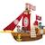 Bateau pirate - Jeu de construction - A partir de 18 mois - ABRICK ROUGE 1 - vertbaudet enfant 