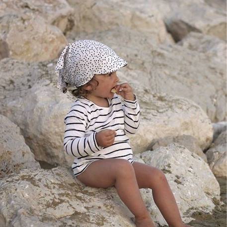 Casquette bandana bébé en bambou, ELODIE BLEU 2 - vertbaudet enfant 