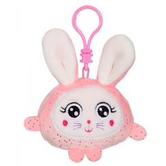 Gipsy Toys - Porte-clés -Squishimals Sparkle - 8 cm - Lapin Floppy - 8 cm - Rose  - vertbaudet enfant