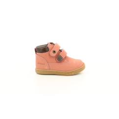 KICKERS Bottillons Tackeasy rose  - vertbaudet enfant