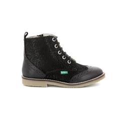 Chaussures-KICKERS Bottillons Tyrol noir Fille