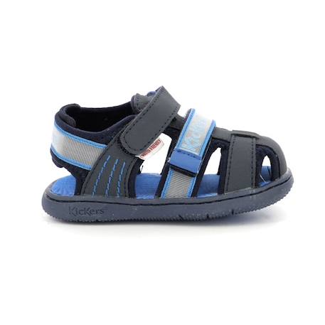 KICKERS Sandales Kickbeachou marine BLEU 1 - vertbaudet enfant 