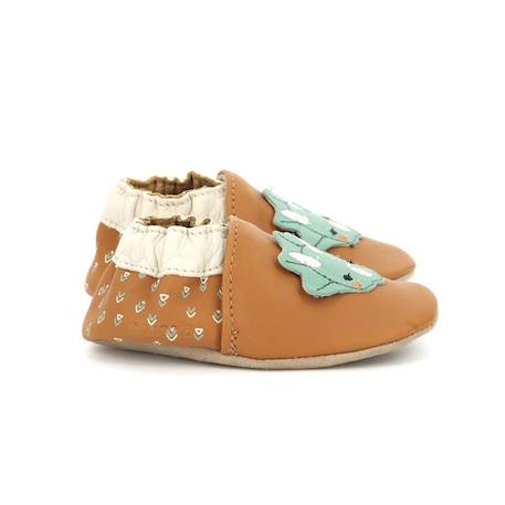 ROBEEZ Chaussons Triceradino camel MARRON 1 - vertbaudet enfant 