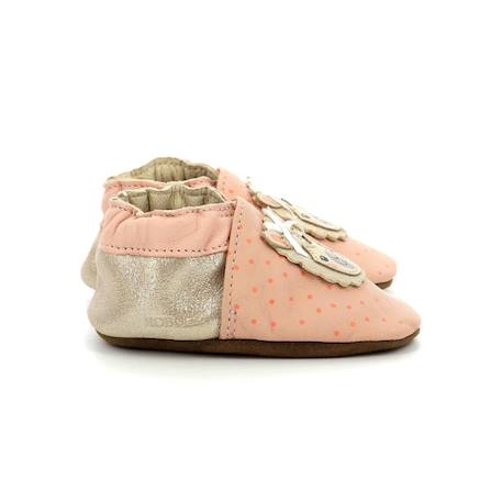 ROBEEZ Chaussons Summer Alpaga rose ROSE 1 - vertbaudet enfant 