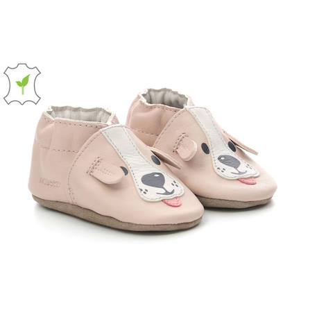 ROBEEZ Chaussons Sweety Dog rose BEIGE+ROSE 6 - vertbaudet enfant 