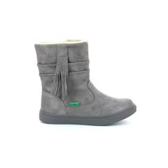 KICKERS Boots Rumby gris  - vertbaudet enfant