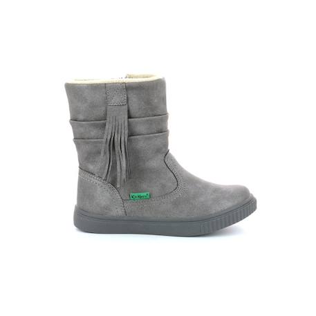 KICKERS Boots Rumby gris GRIS 1 - vertbaudet enfant 