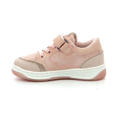 KICKERS Baskets basses Kouic rose ROSE 4 - vertbaudet enfant 