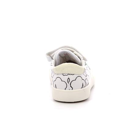 KICKERS Baskets basses Kickgoldi blanc BLANC 3 - vertbaudet enfant 