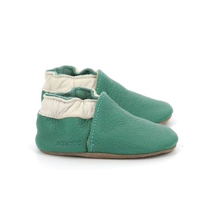 ROBEEZ Chaussons Coddle Baby rose VERT 1 - vertbaudet enfant 