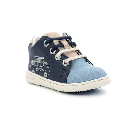 KICKERS Bottillons Kickblace marine BLEU 2 - vertbaudet enfant 