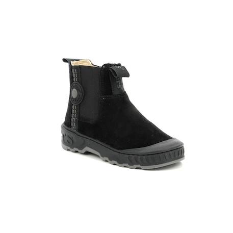 KICKERS Boots Kicktrust kaki BLANC+NOIR 6 - vertbaudet enfant 