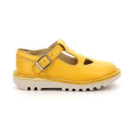 KICKERS Salomés Kick Mary Jane marine BLANC+JAUNE+ROSE 5 - vertbaudet enfant 