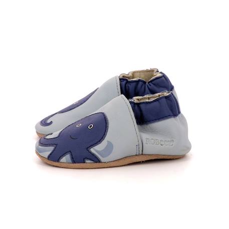 ROBEEZ Chaussons Weird Octopus bleu BLEU 4 - vertbaudet enfant 